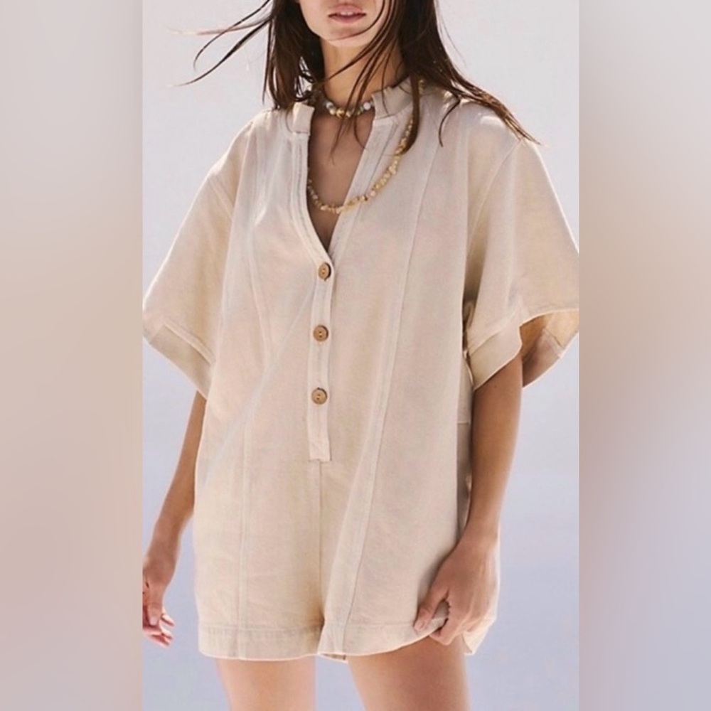 Free People Easton Playsuit Romper